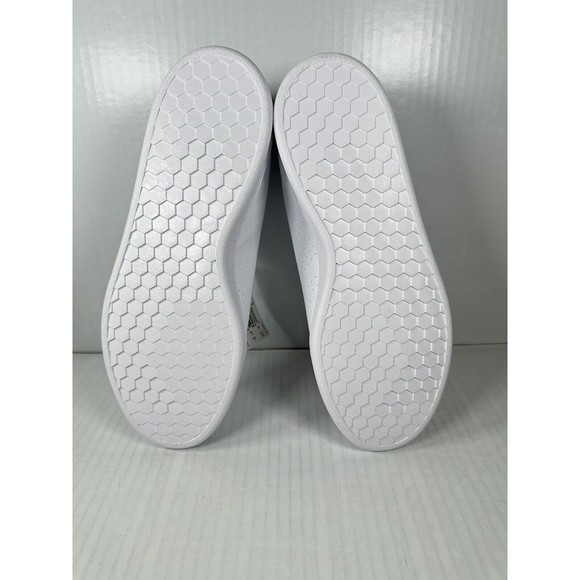 NEW Adidas Advantage White Green Mens Athletic Low Top Shoes Size 9.5 GZ5300 - Picture 7 of 8